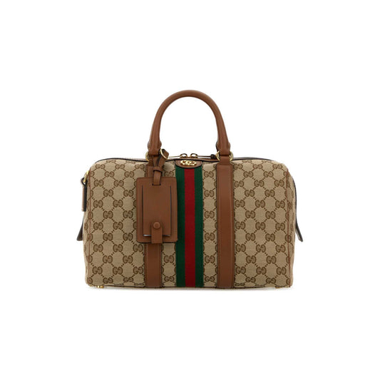 Gucci Mala de Ombro em Pele — Rosa