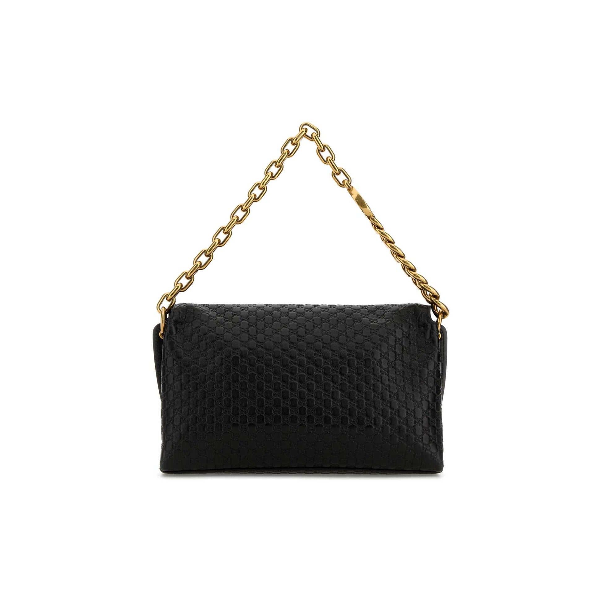 Gucci Mala de Ombro em Pele — Preto