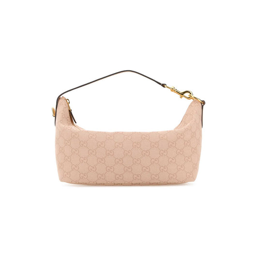 Gucci Mala de Ombro em Pele — Bege