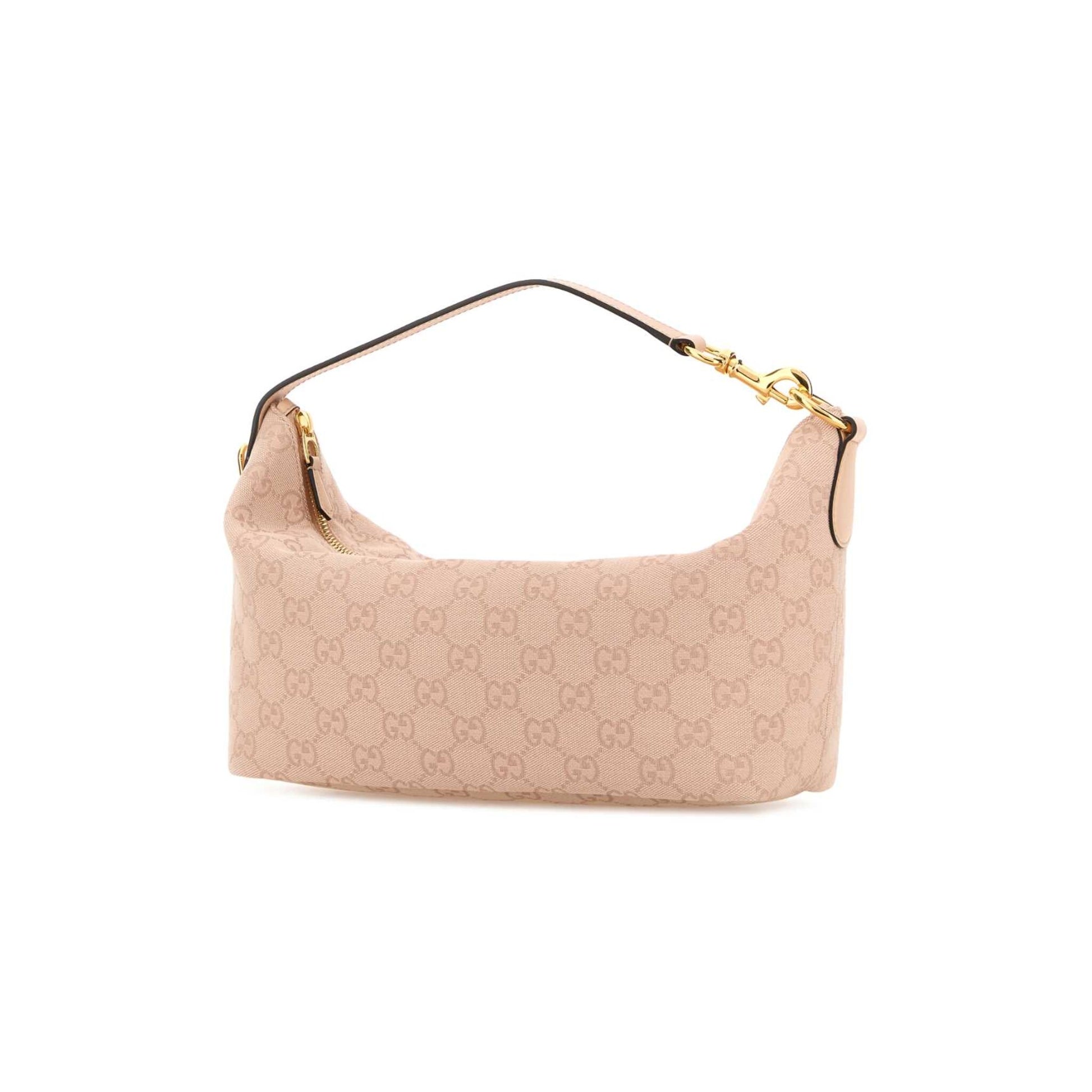 Gucci Mala de Ombro em Pele — Bege