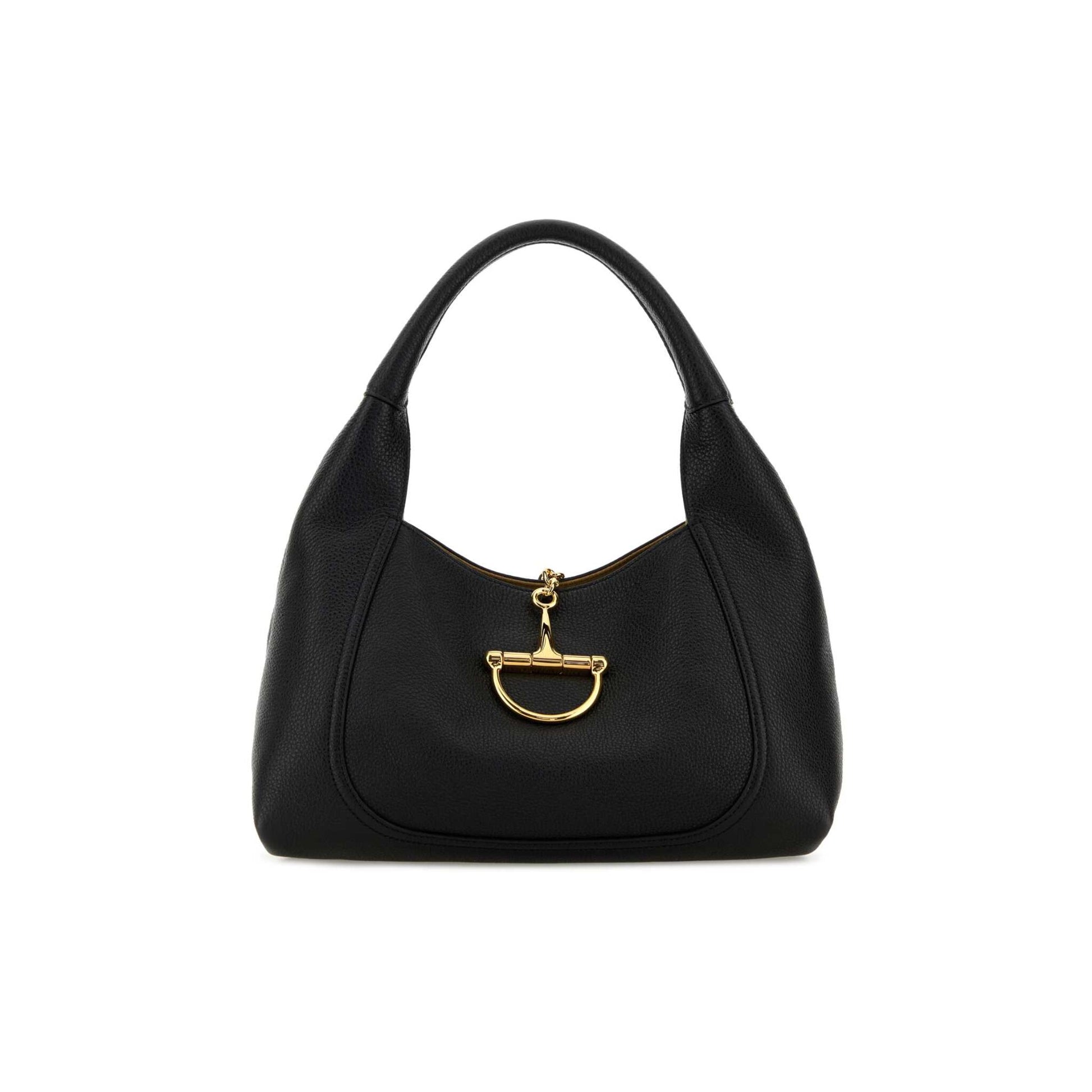 Gucci Mala com Bolsa Amovível em Pele — Preto