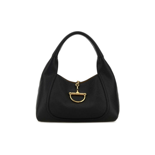 Gucci Mala com Bolsa Amovível em Pele — Preto