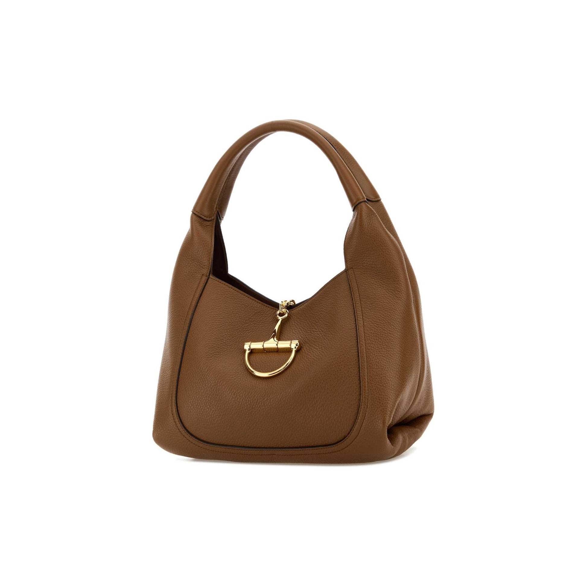 Gucci Mala com Bolsa Amovível em Pele — Bege