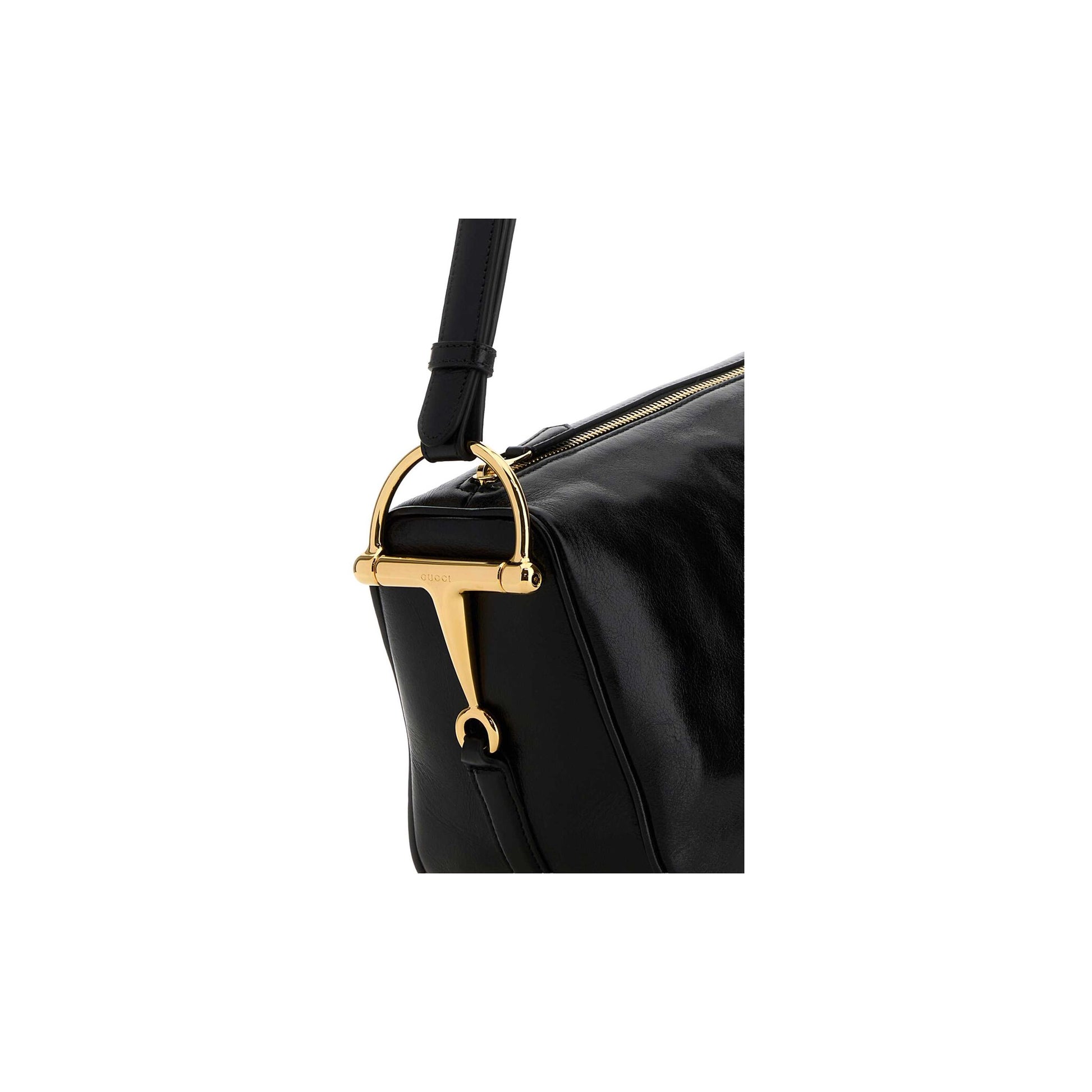 Gucci Mala de Ombro em Pele — Preto