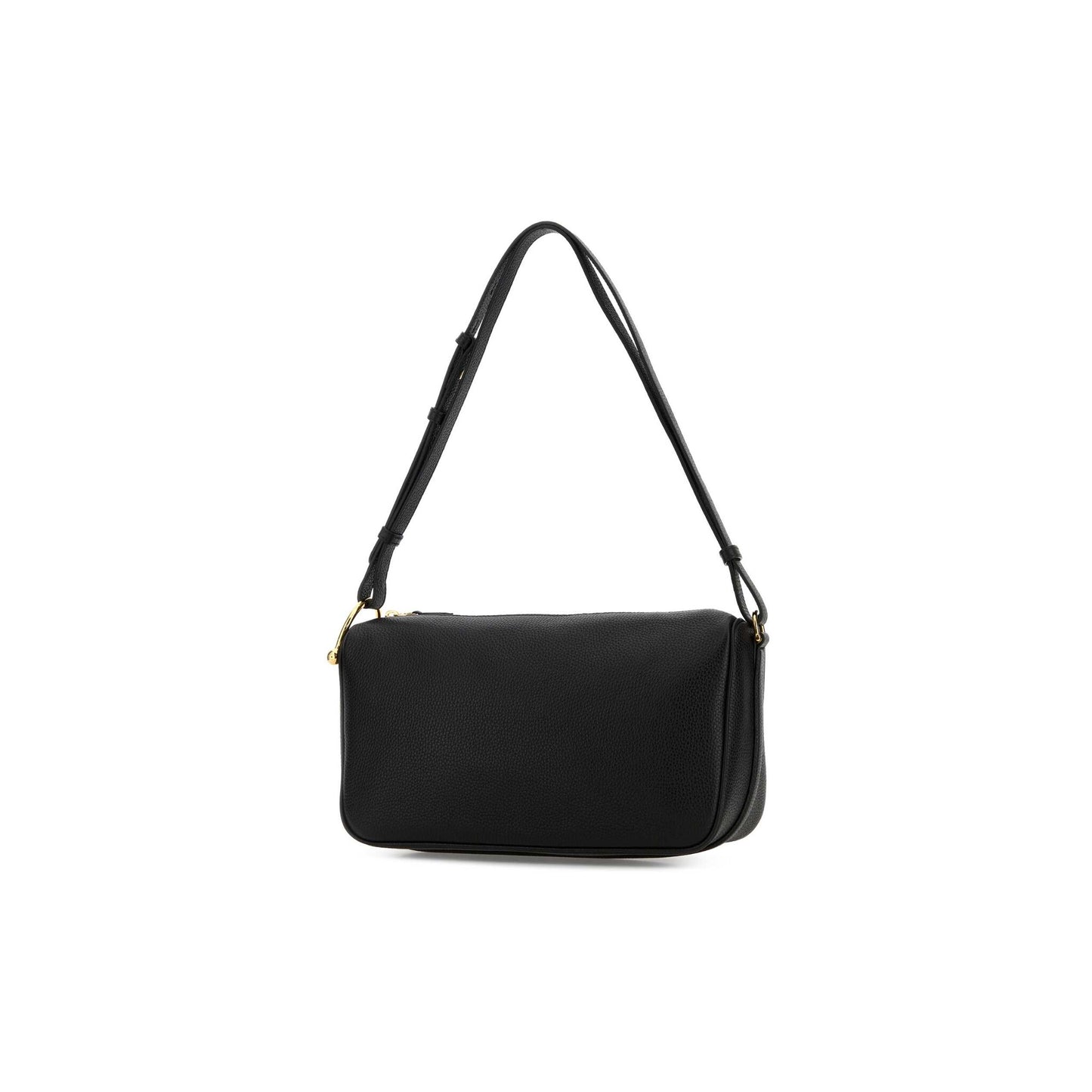 Gucci Mala de Ombro Média Half Horsebit em Pele — Preto
