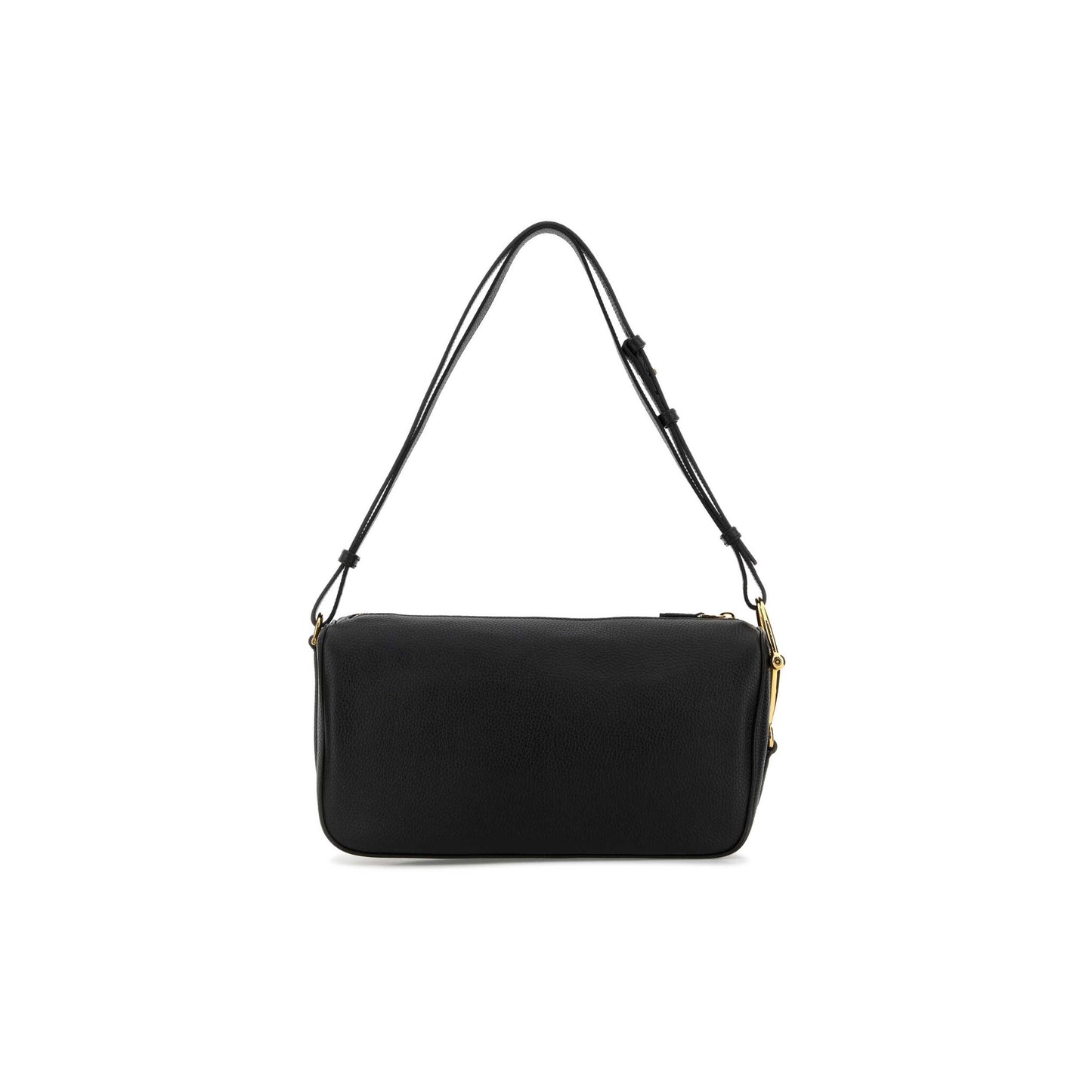Gucci Mala de Ombro Média Half Horsebit em Pele — Preto