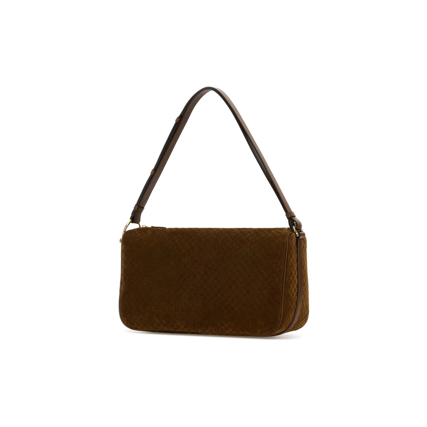 Gucci Mala de Ombro em Pele — Castanho