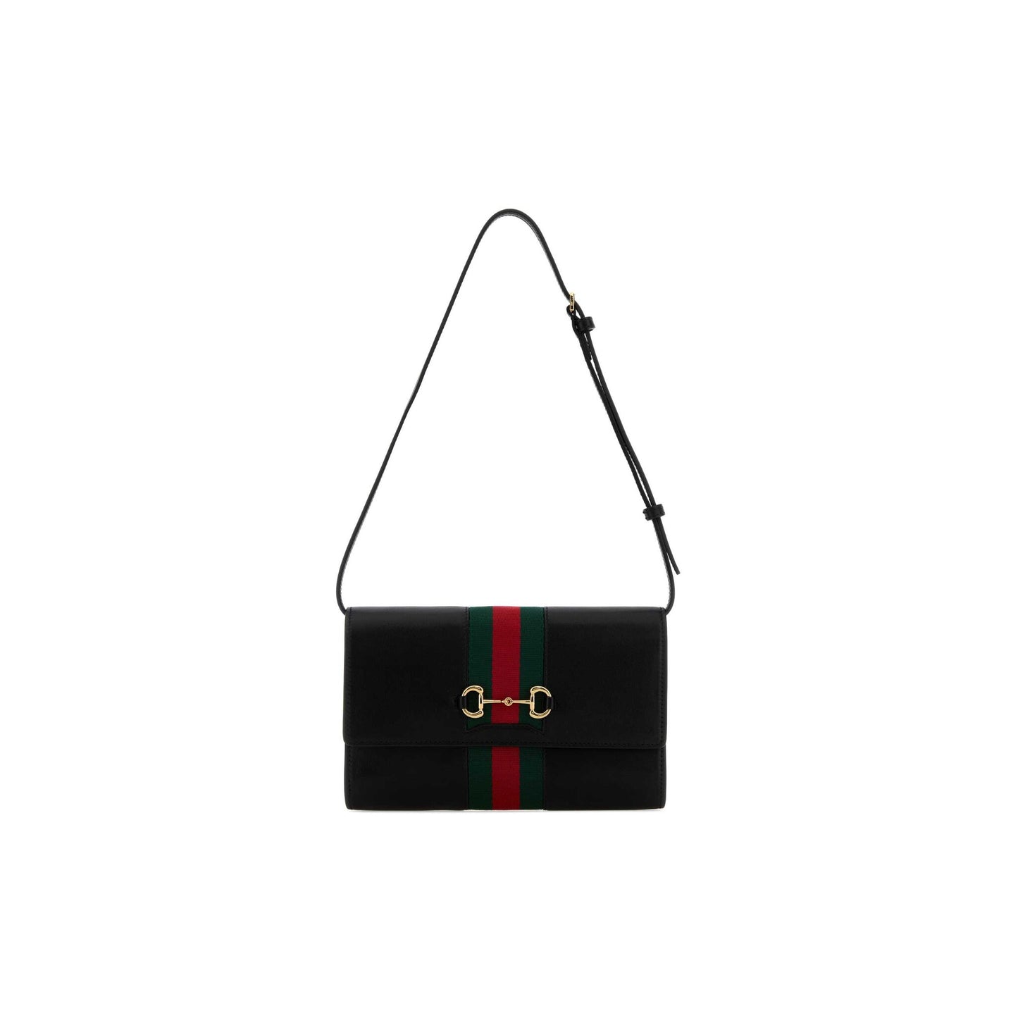 Gucci Mini Bolsa Horsebit Web em Pele