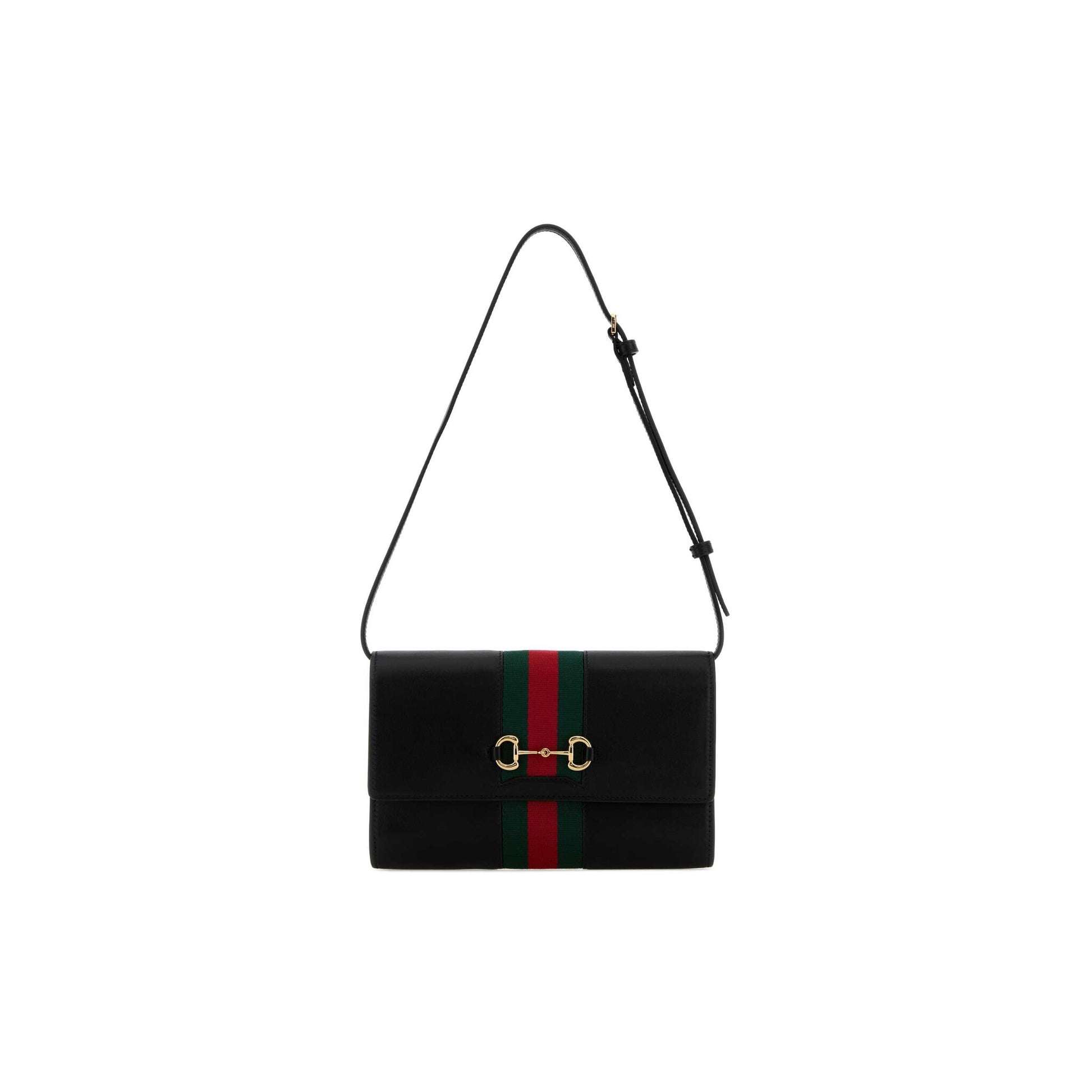 Gucci Mini Bolsa Horsebit Web em Pele