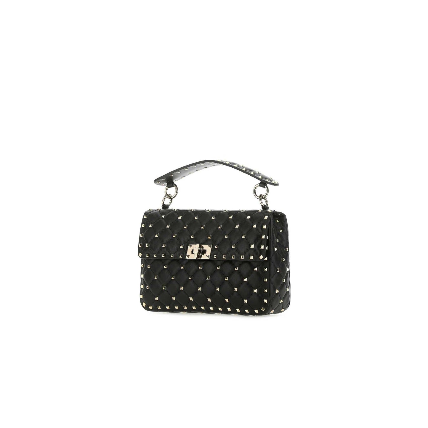 Mala de Mão Rockstud Spike em Pele