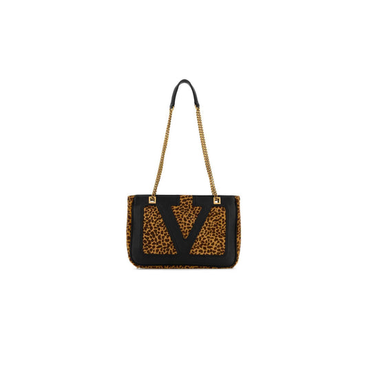 Valentino Garavani Viva Superstar small shopping bag in pony-effect calfskin