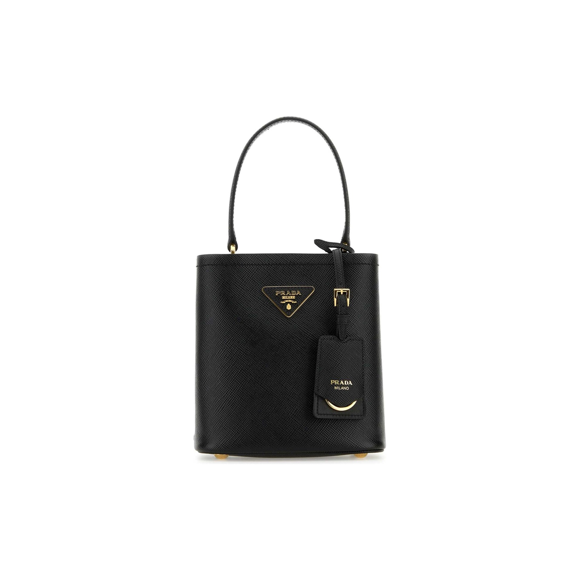 Prada Mala Pequena Panier em Pele