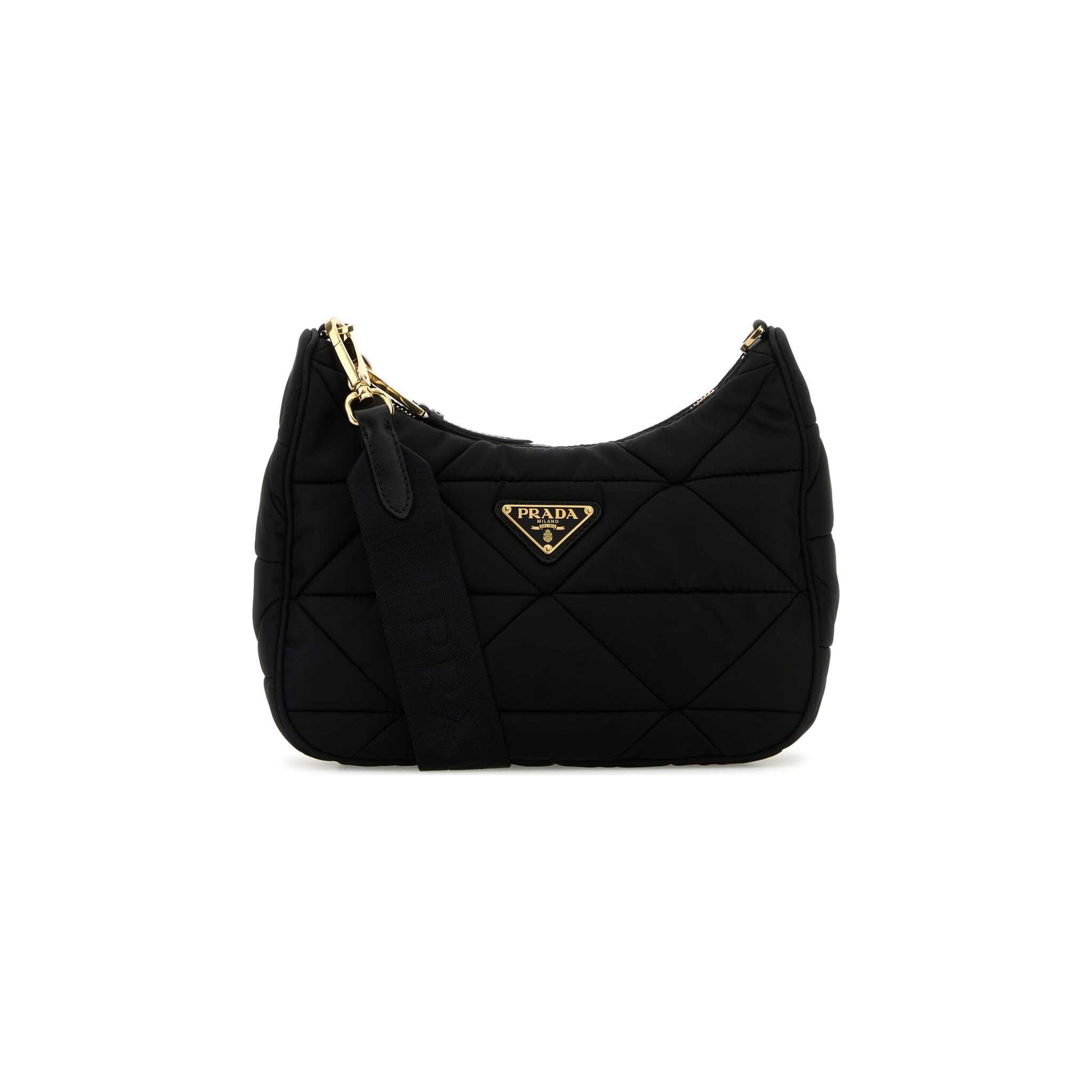 Prada Mala de Ombro em Re-Nylon — Azul