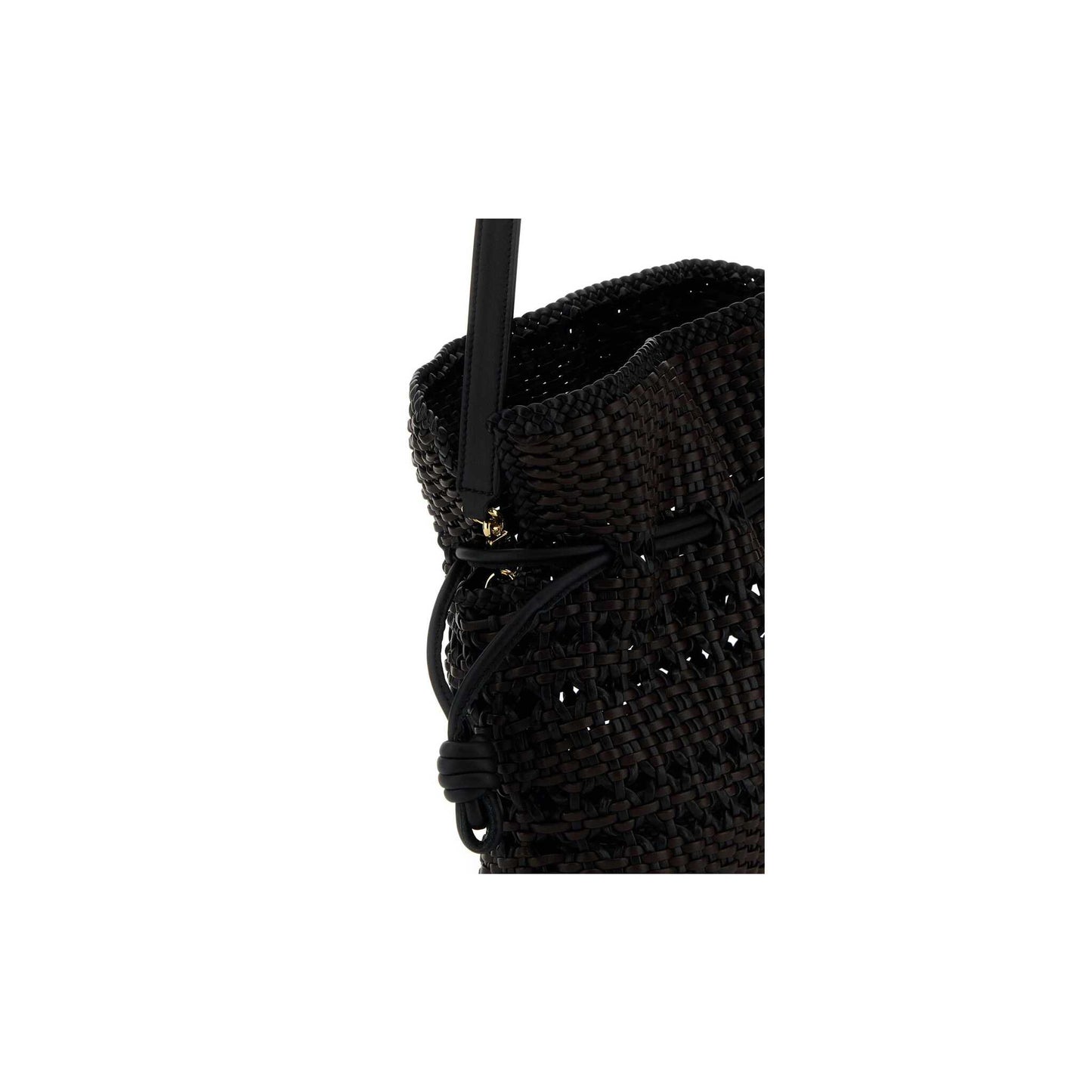 Mala Clutch Flamenco Entrançada Média em Napa de Vitela