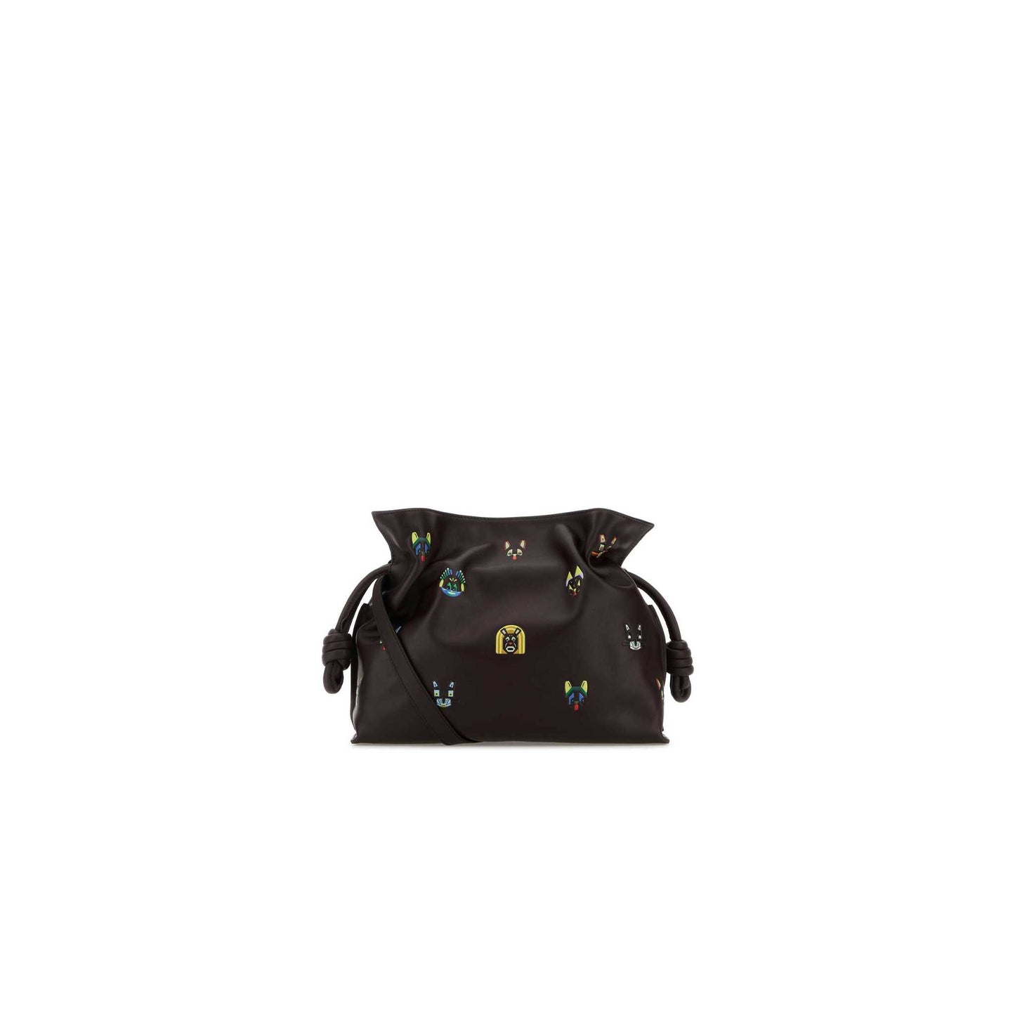 Clutch Flamenco Cats Média em Pele