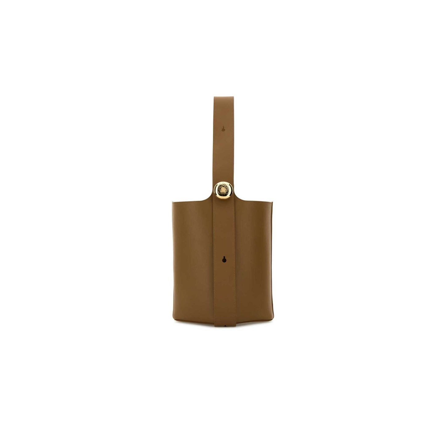 Mala de Secchiello Pebble Média em Pele de Vitela