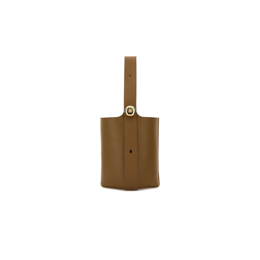 Mala de Secchiello Pebble Média em Pele de Vitela