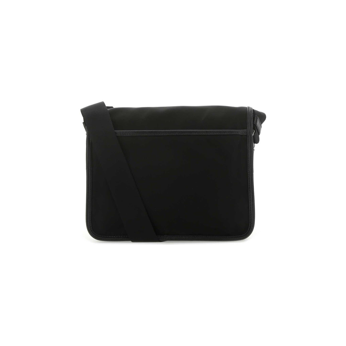 Prada Mala de Ombro em Re-Nylon — Preto