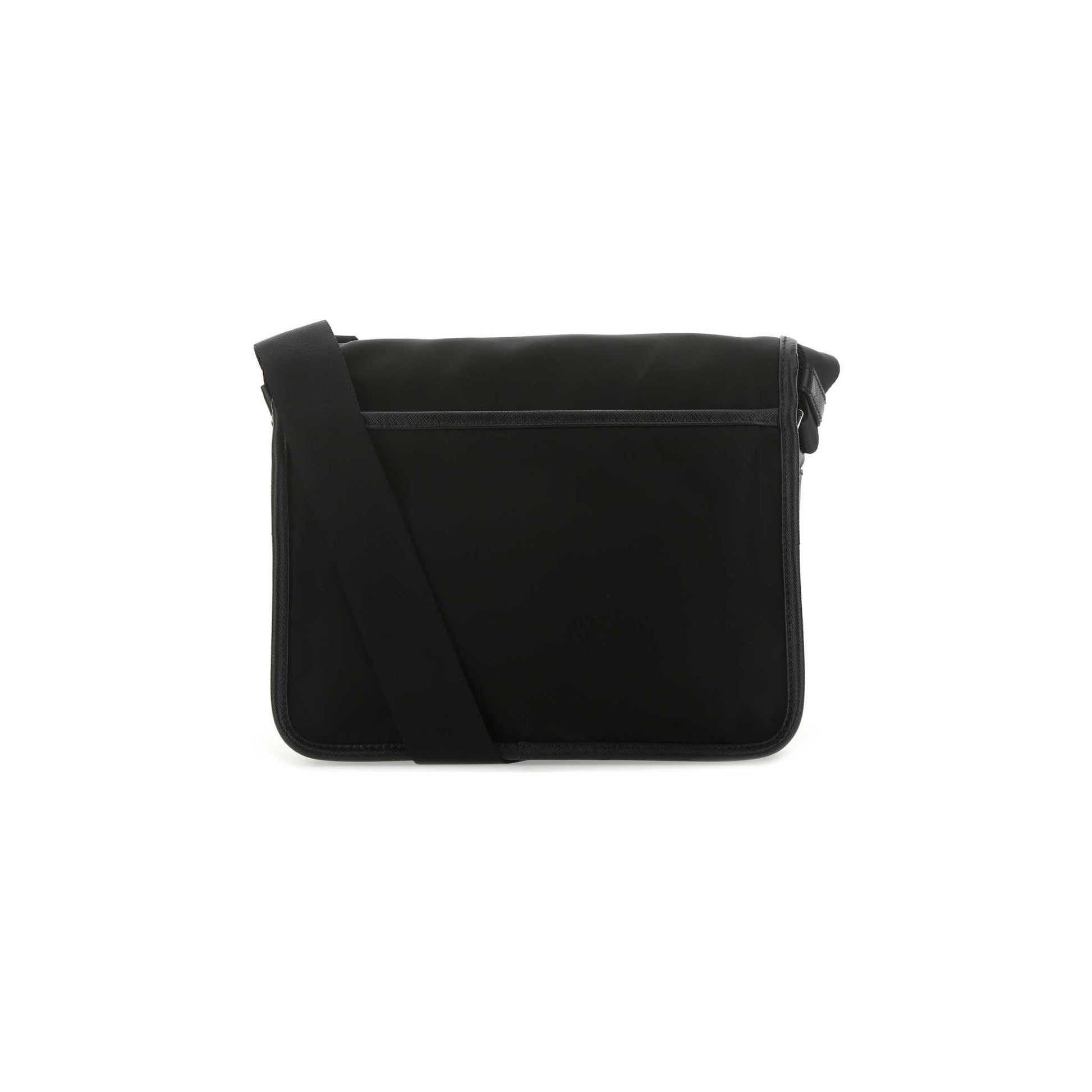 Prada Mala de Ombro em Re-Nylon — Preto