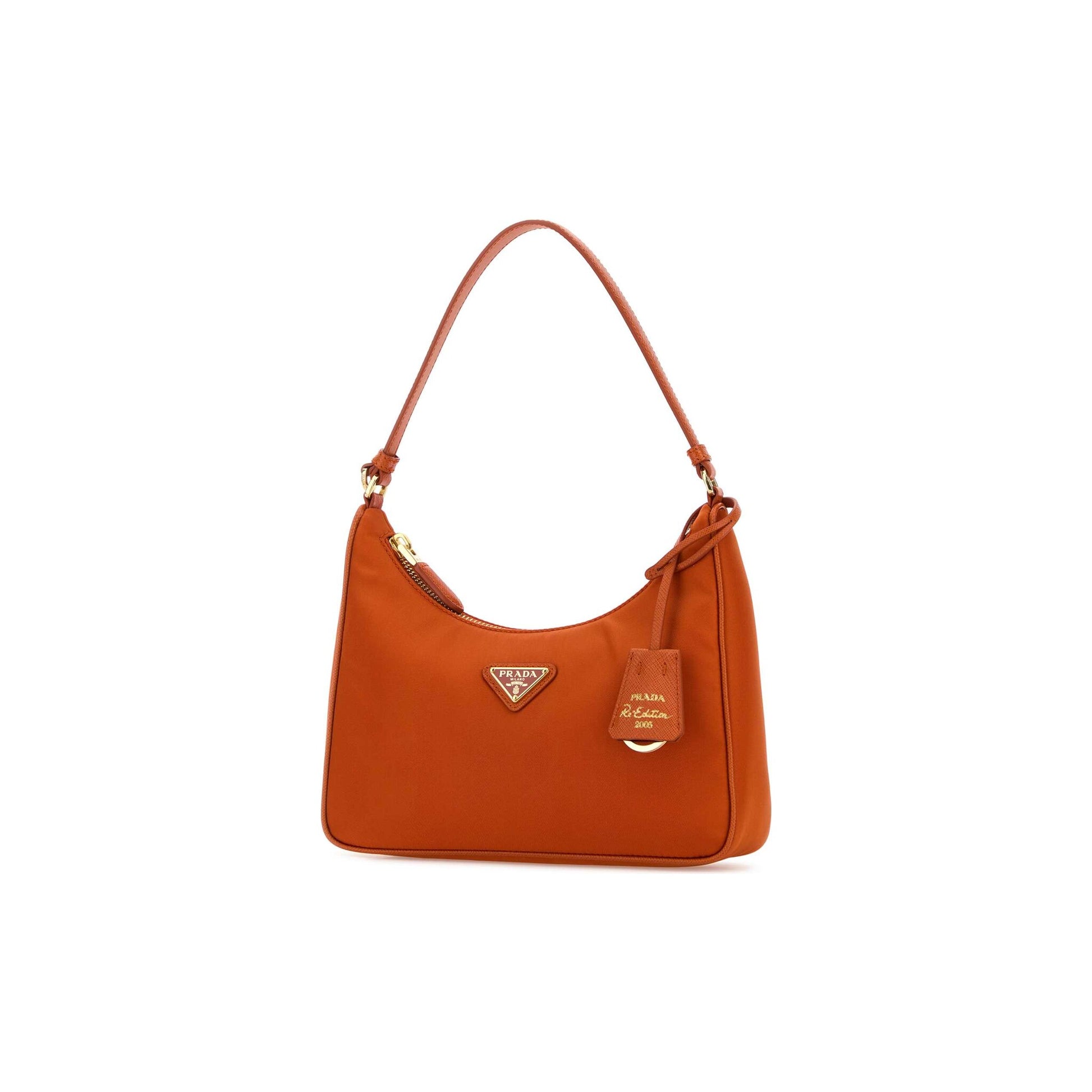 Prada Mala Mini Re-Edition 2005 em Lona — Verde
