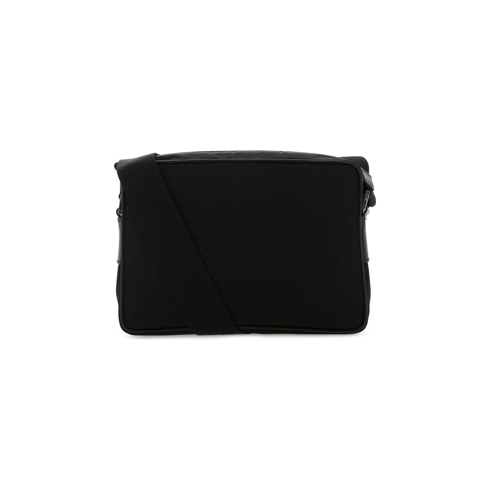 Prada Mala de Ombro em Re-Nylon — Preto