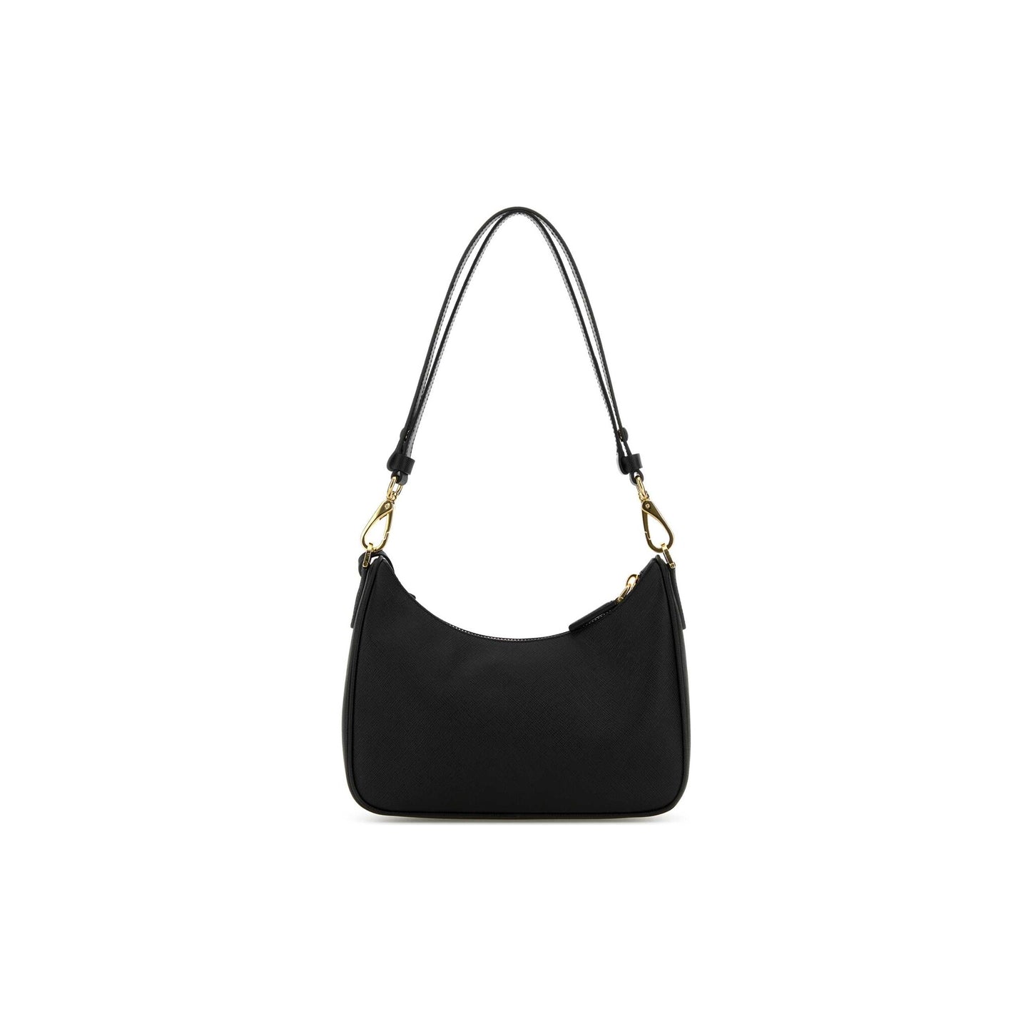 Prada Mala Mini Re-Edition em Pele — Preto