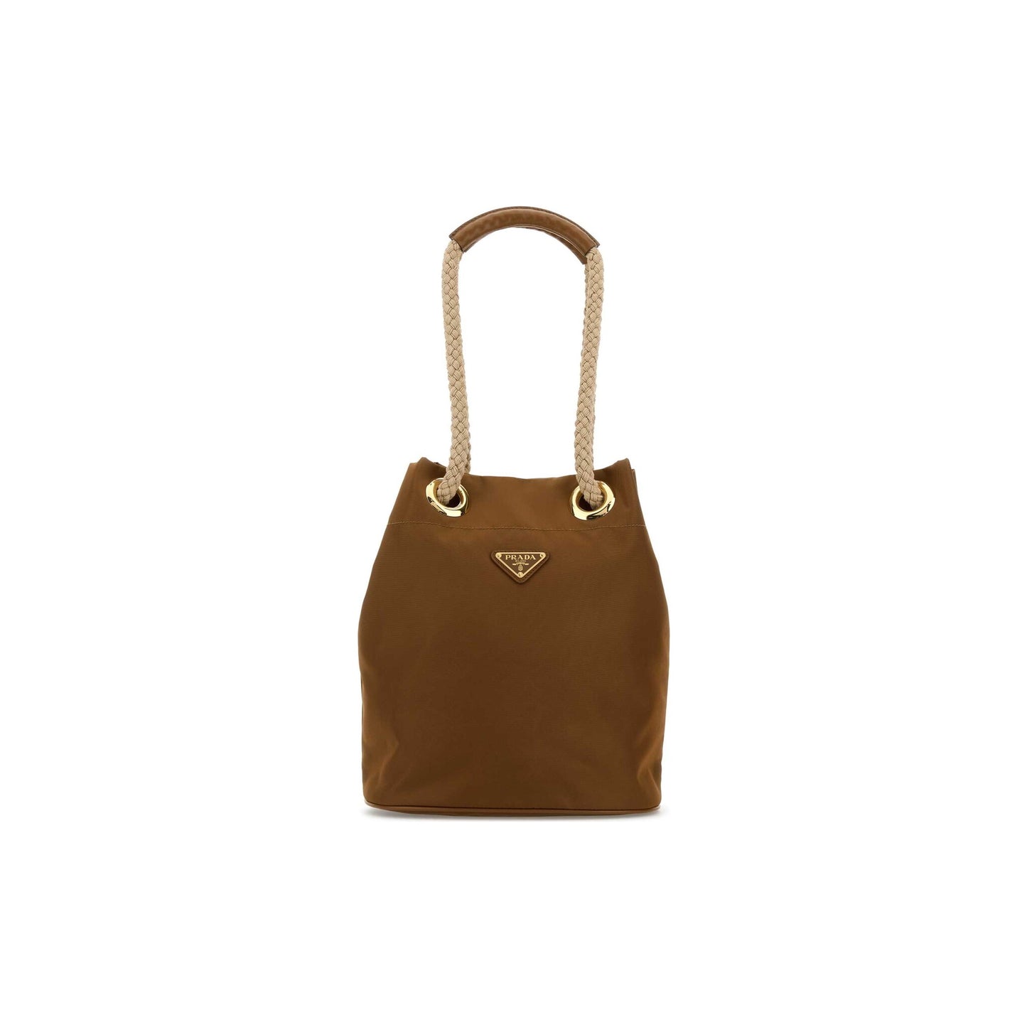 Prada Mala de Ombro Pequena Buckle em Re-Nylon — Azul