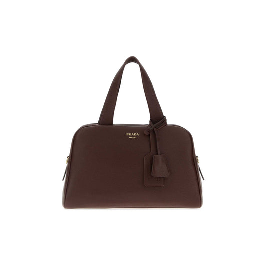 Prada Mala de Ombro em Pele — Azul