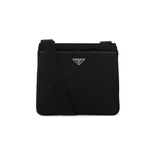 Prada Mala de Ombro em Re-Nylon — Preto