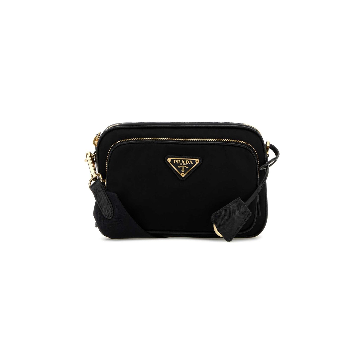 Prada Mala de Ombro Mini em Re-Nylon — Azul