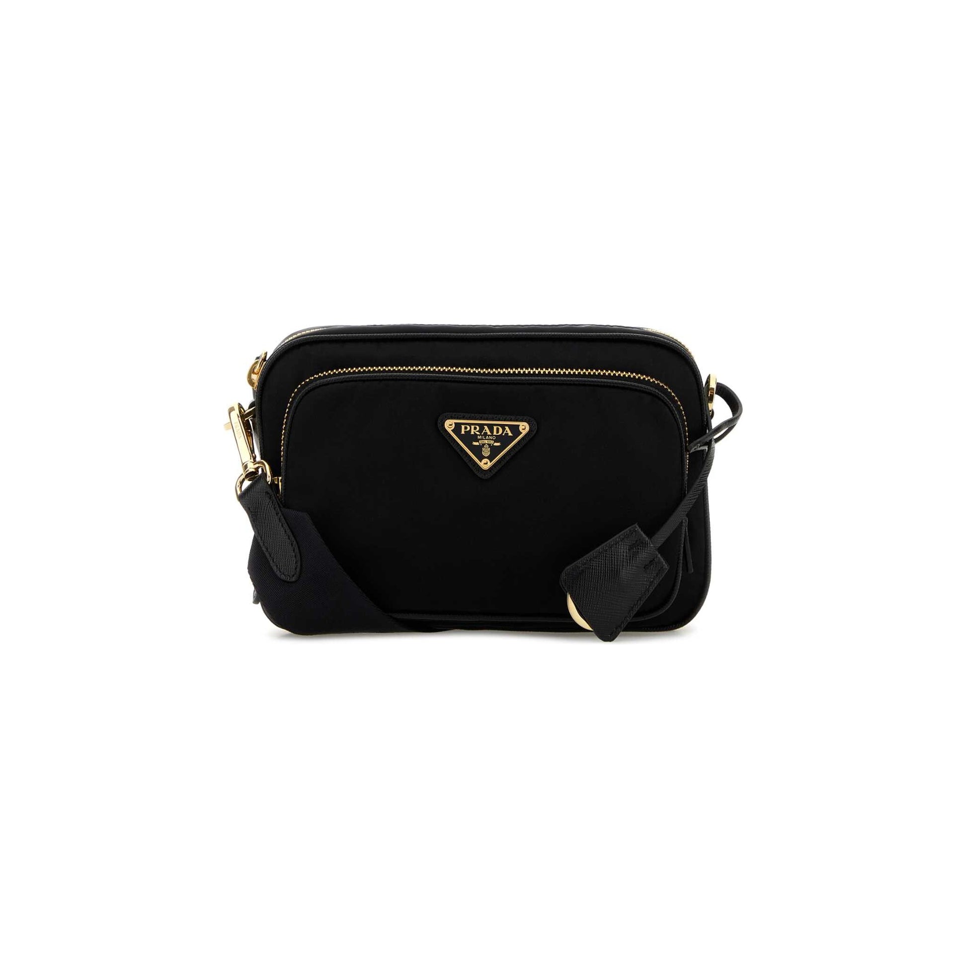 Prada Mala de Ombro Mini em Re-Nylon — Azul