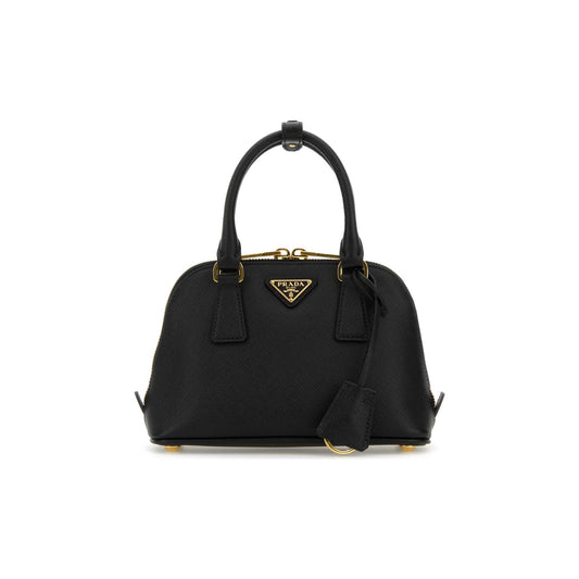 Prada Mala de Mão em Pele — Preto