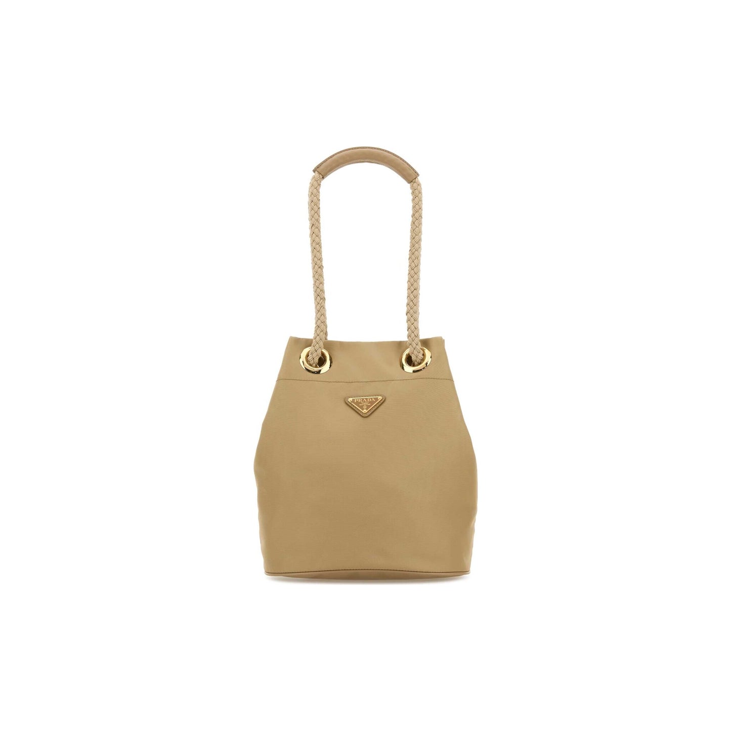 Prada Mala de Ombro Pequena Buckle em Re-Nylon — Verde
