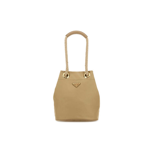 Prada Mala de Ombro Pequena Buckle em Re-Nylon — Verde