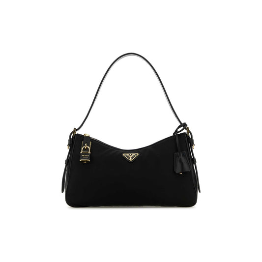 Prada Mala de Ombro em Re-Nylon — Preto