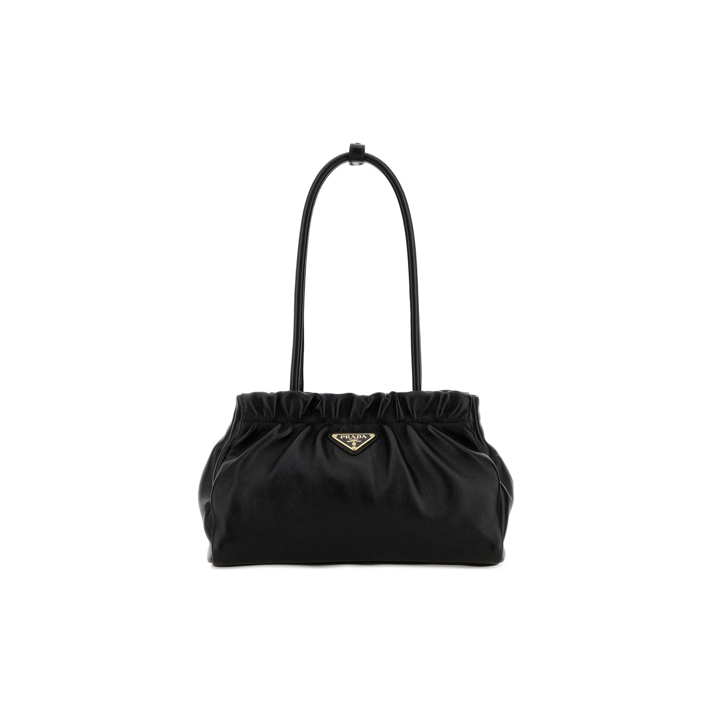 Prada Mala de Ombro em Pele Nappa — Preto