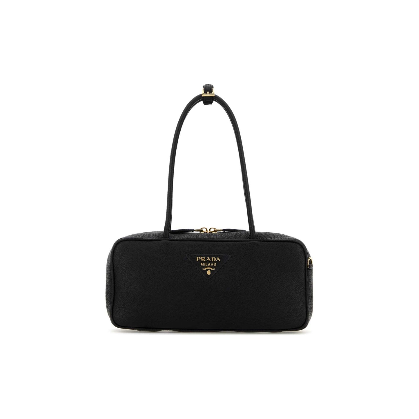 Prada Mala de Ombro em Pele — Azul