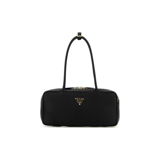 Prada Mala de Ombro em Pele — Azul