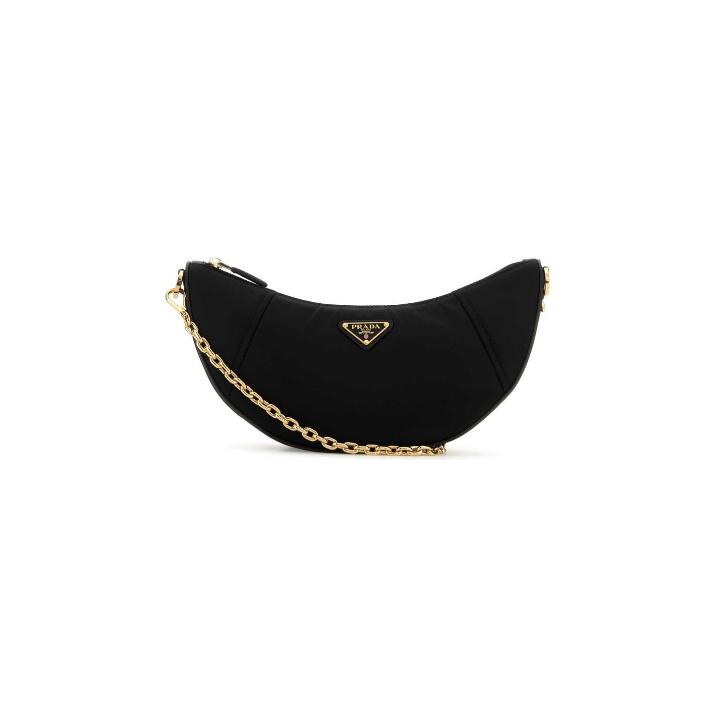 Prada Mala de Ombro em Re-Nylon — Preto