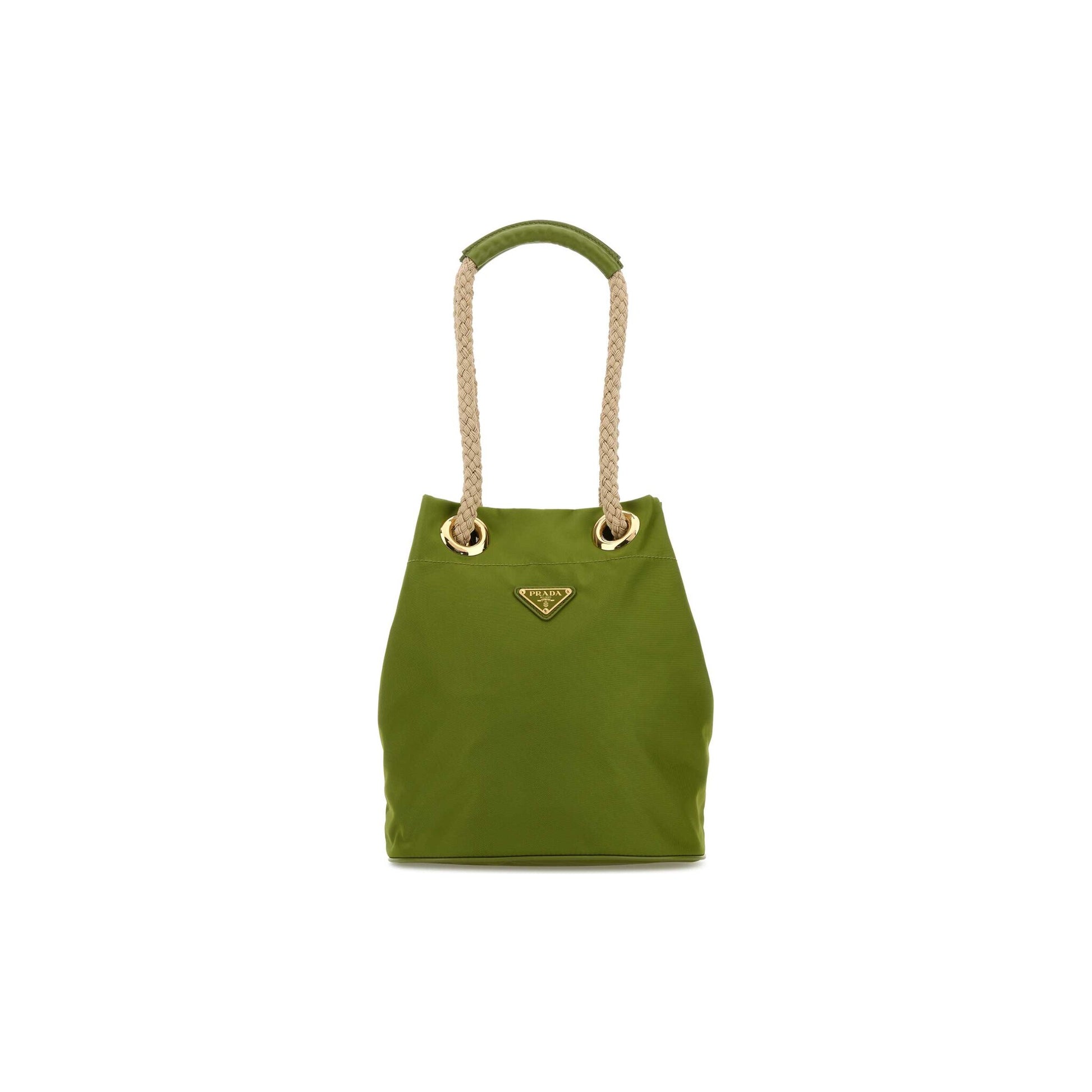 Prada Mala de Ombro em Re-Nylon — Preto