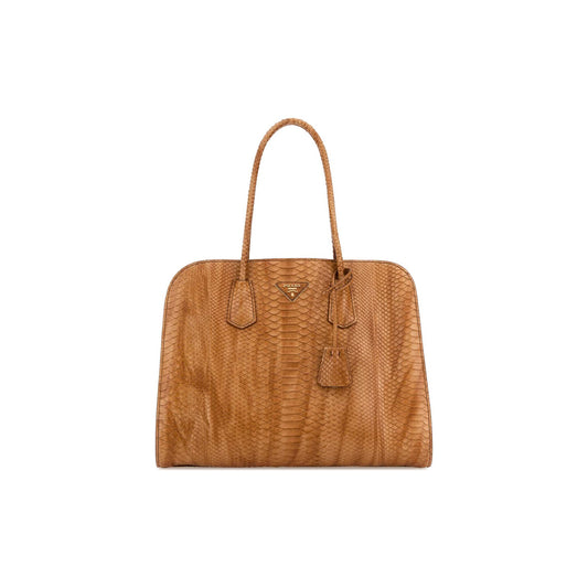 Prada Mala de Ombro em Pele — Preto