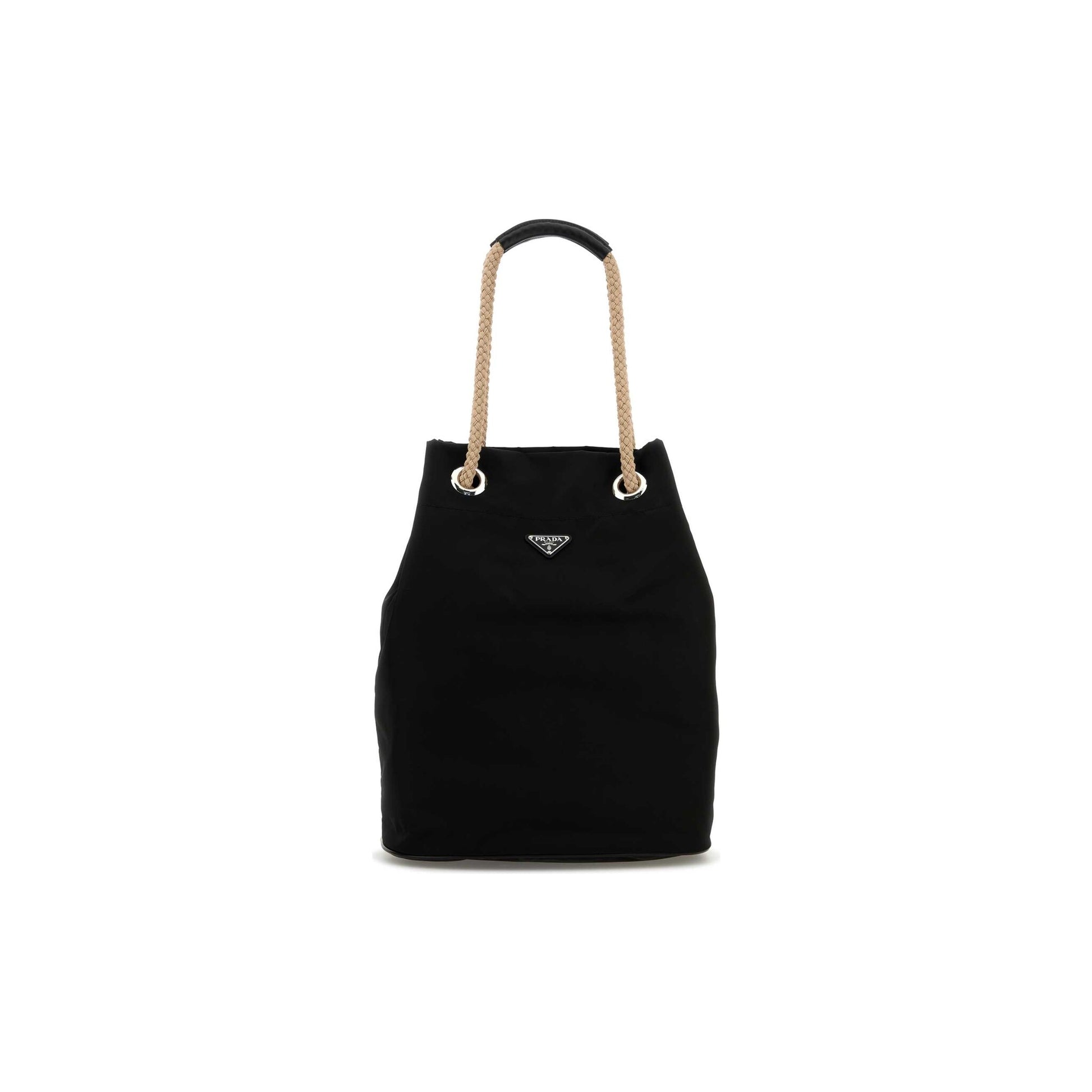 Prada Mala Tote Média Mariner em Re-Nylon