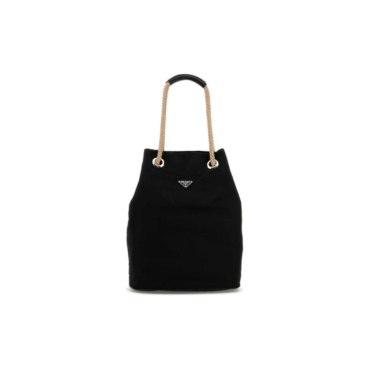 Prada Mala Tote Média Mariner em Re-Nylon