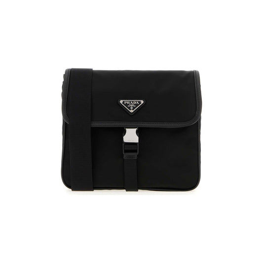Prada Mala de Ombro em Re-Nylon — Preto