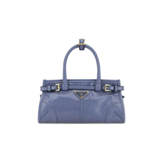 Prada Mala de Mão Mini Bonnie em Pele — Verde