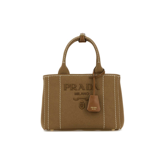 Prada Mala de Ombro em Lona — Multicolor