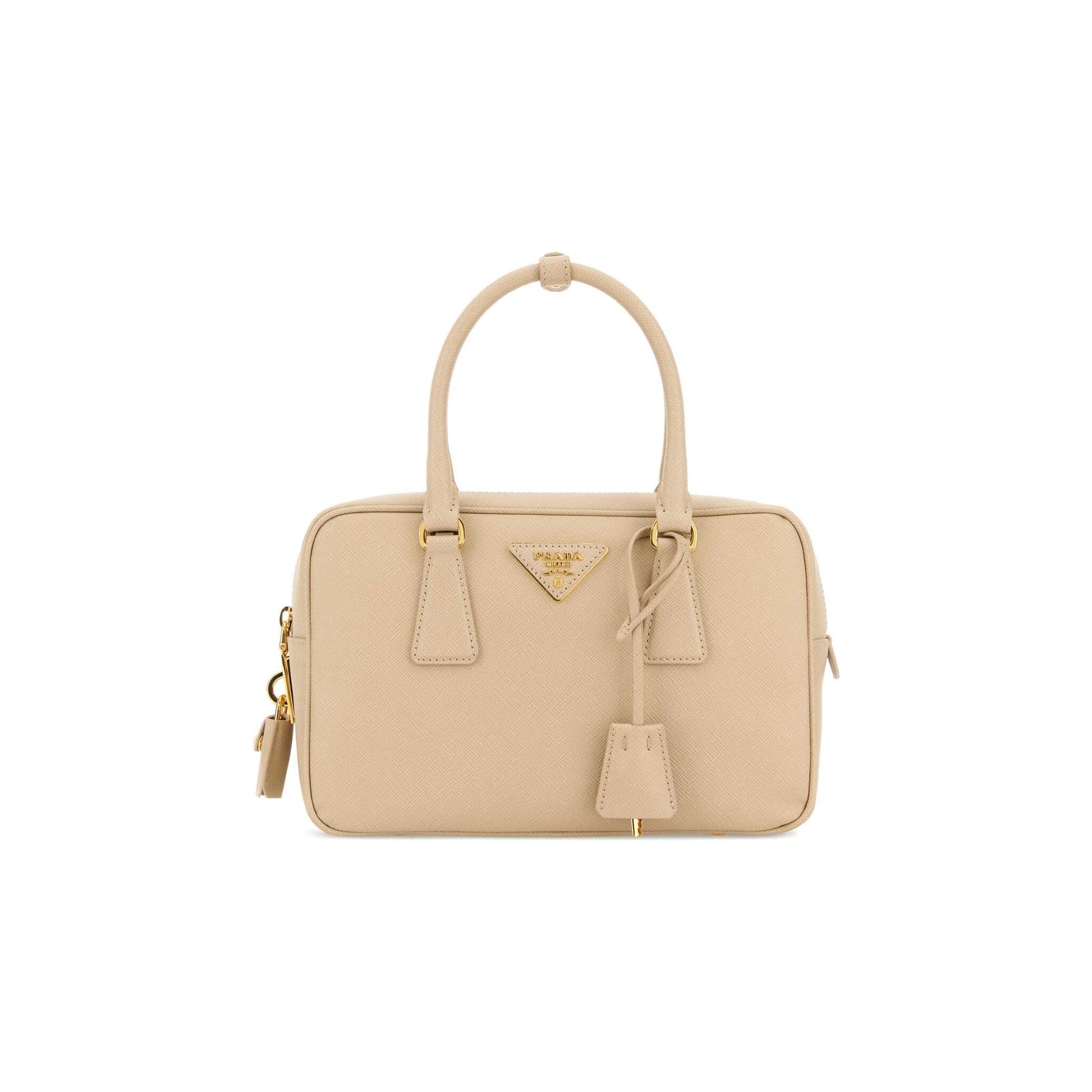 Prada Mala de Mão em Pele — Rosa