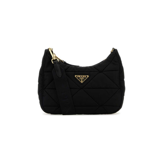 Prada Mala de Ombro em Re-Nylon — Azul