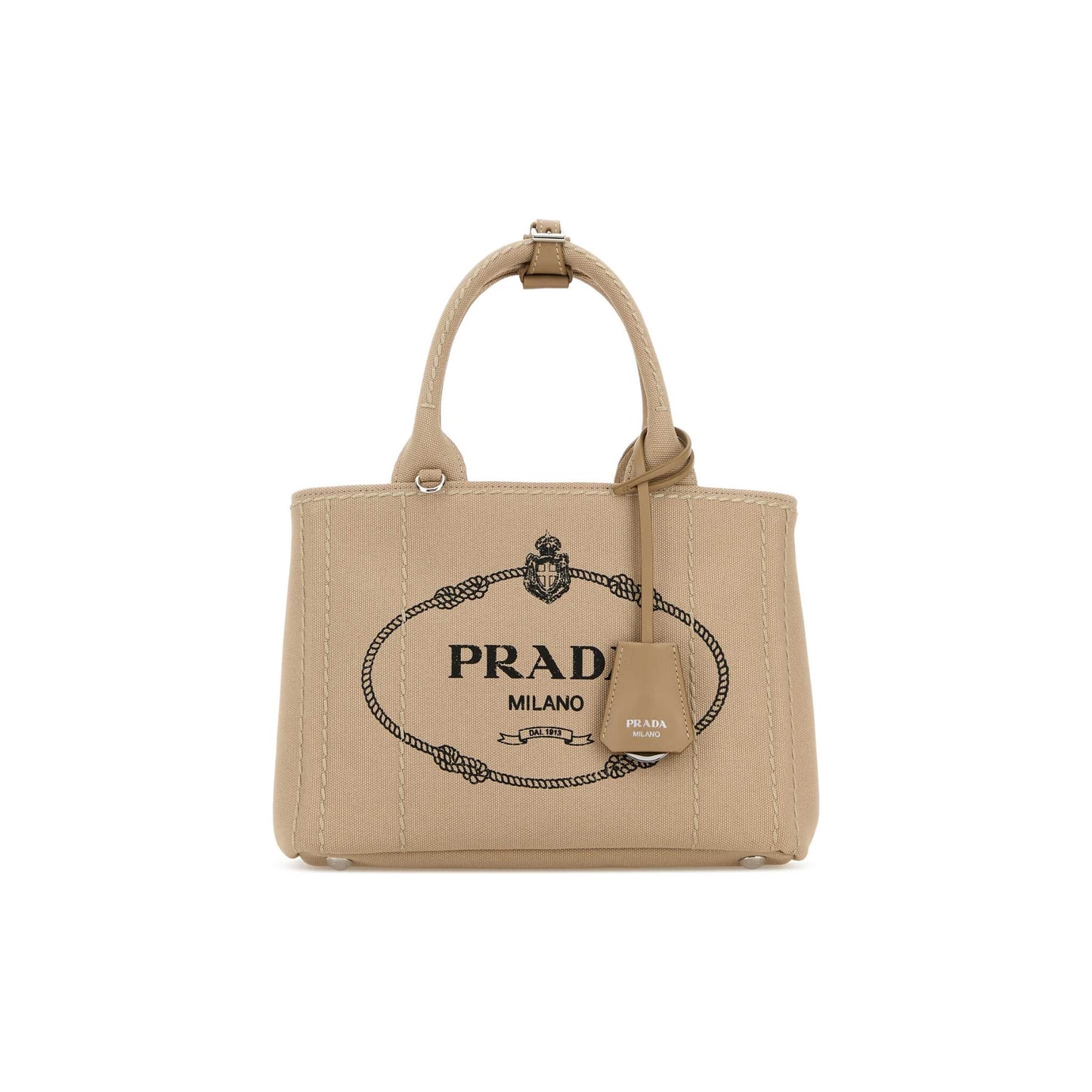 Prada Mala de Ombro em Lona — Vermelho