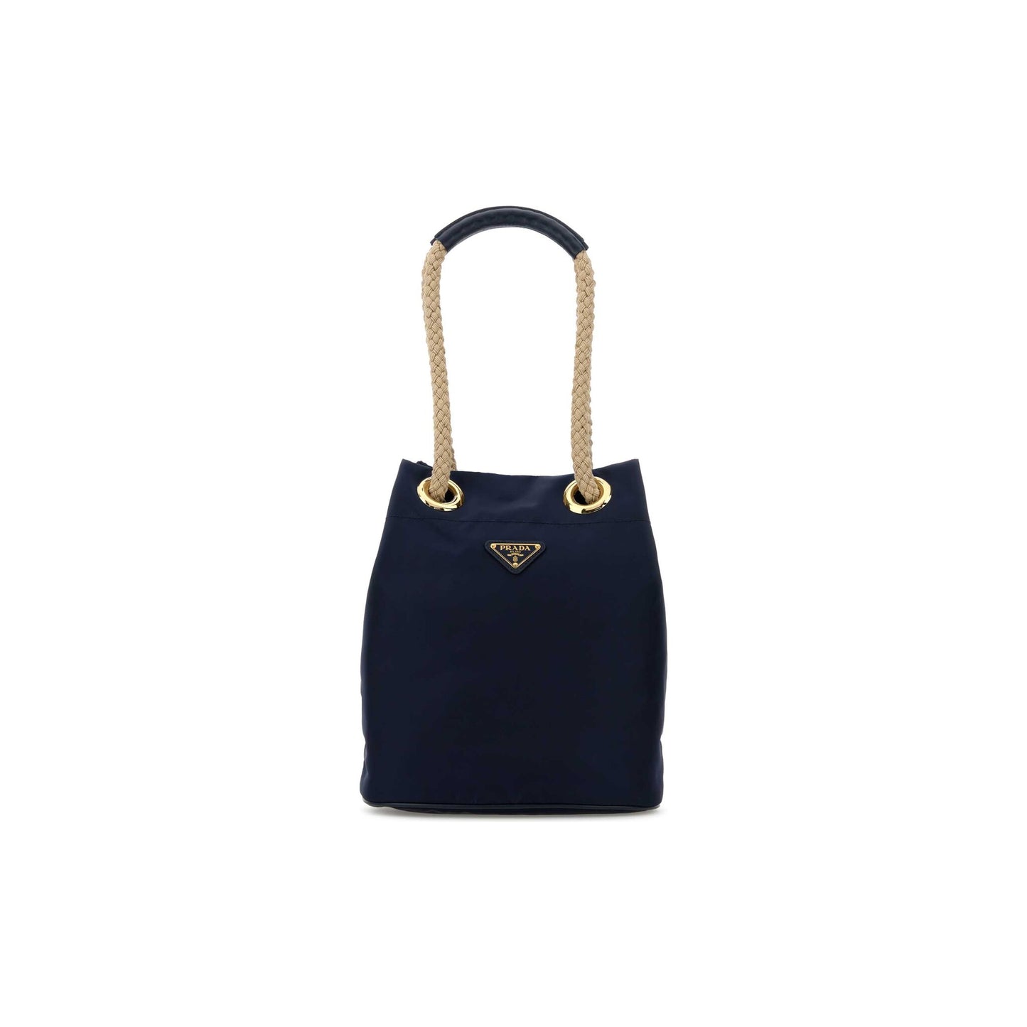 Prada Mala de Ombro Pequena Buckle em Lona